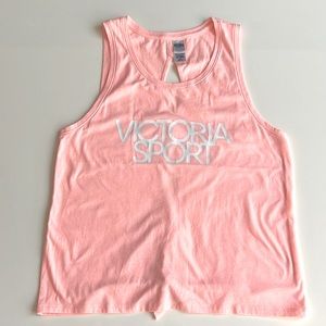Victoria Sport T shirt cute cut out design on the back